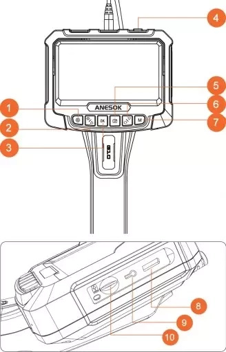 Kamera Inspekcyjna DUO Endoskop 5M 7LED 2xFULL HD G10